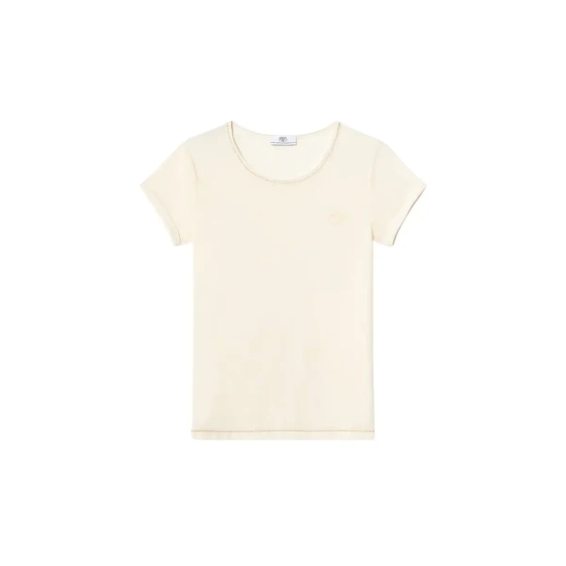 Image of Le Temps des cerises Womens T-Shirt Le Temps des cerises Smallvtrame Beige Female XS