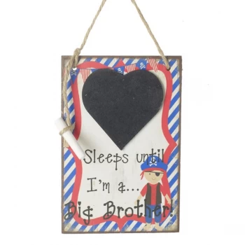 Image of Pirate Days Until Big Brother Chalkboard By Heaven Sends