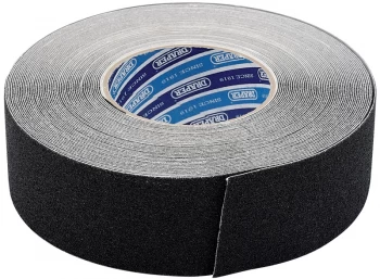 Image of Draper 18M x 50mm Black Heavy Duty Safety Grip Tape Roll 66234