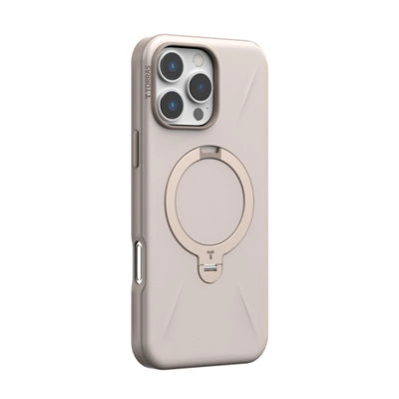 Image of Torras Ostand Spin Fusion Case For iPhone 16P Desert Gold