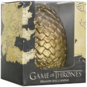 image of Game of Thrones Sculpted Candle Egg - Gold