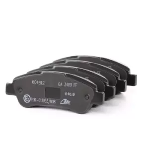 Image of ATE Brake pad set 13.0460-4812.2 Brake pads,Brake pad set, disc brake FIAT,PEUGEOT,CITROEN,Ducato Kastenwagen (250_, 290_),Ducato Bus (250_, 290_)