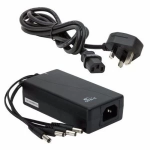 Image of OYN-X 12V 5A 4 Way CCTV Camera Power Supply Unit With AC-DC Adaptors