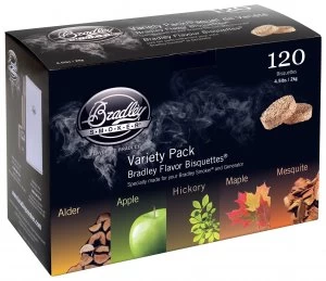 Image of Bradley Smoker Five Flavour Varieties Bisquettes 120 Pack