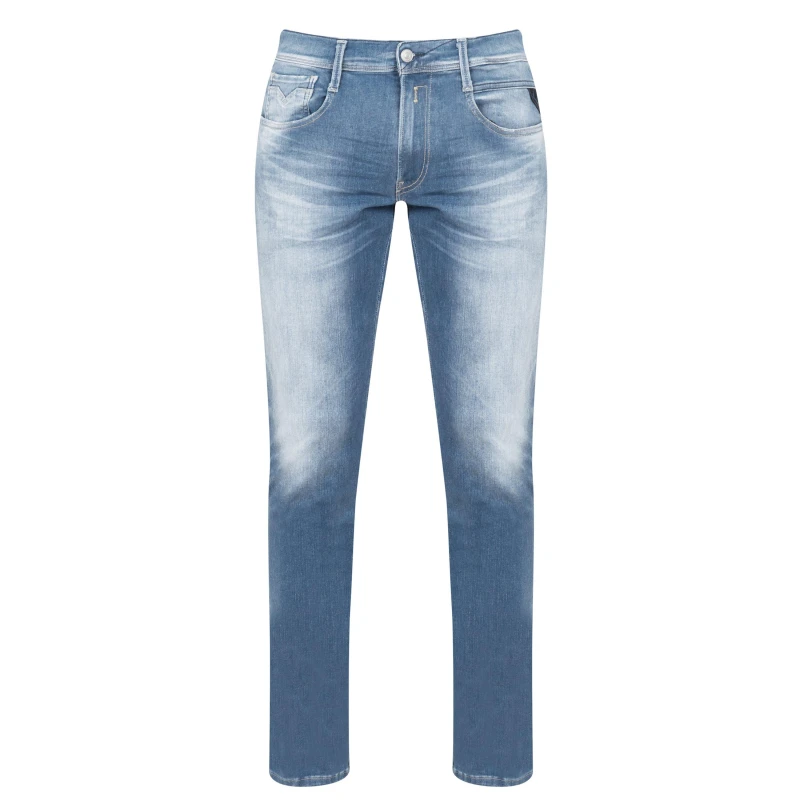 Image of Replay Hyperflex Anbass Slim Jeans Medium Blue 009 male 29W L