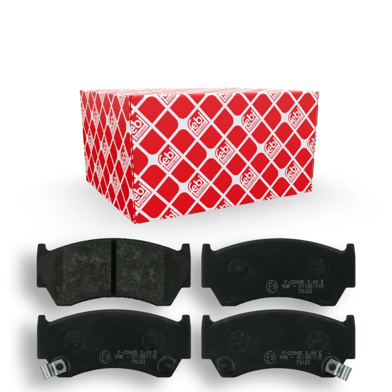 Image of FEBI BILSTEIN 16267 Brake pad set Front Axle, with acoustic wear warning Brake Pad Set,disc brake (402)