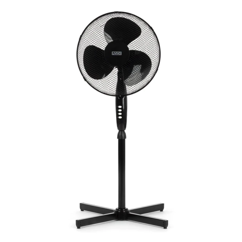 Image of LIVIVO Pedestal Standing Floor Fan Black