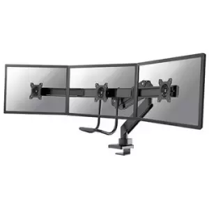 image of Neomounts by Newstar NM-D775DX3BLACK 1 Piece Monitor desk mount 43,2cm (17) - 61cm (24) Swivelling, Swivelling, Tiltable