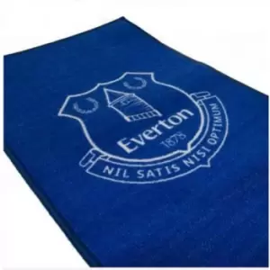 Image of Crest Rug (One Size) (Blue) - Blue - Everton Fc