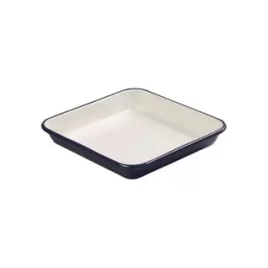Image of Tala Originals Enamelled Indigo & Ivory Roaster 33.5x33.5x5cm
