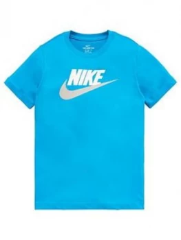 image of Nike Older Boys Futura Icon T-Shirt - Blue