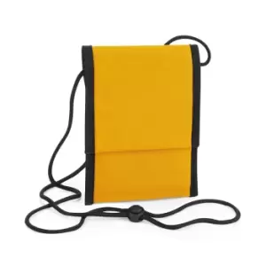 Bagbase Unisex Adult Recycled Crossbody Bag (One Size) (Mustard Yellow)