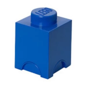 Image of Lego 1 Stud Brick Container - One Size - Blue