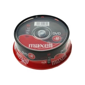 image of Maxell DVD-R 25 Pack Spindle