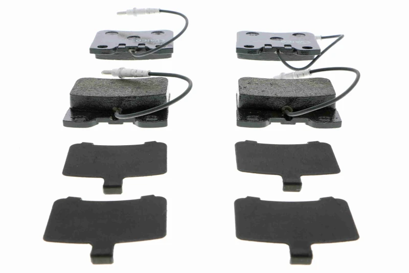 Image of VAICO V22-0069 Brake pad set Front Axle, incl. wear warning contact, Q+, original equipment manufacturer quality Brake Pad Set,disc brake (402)