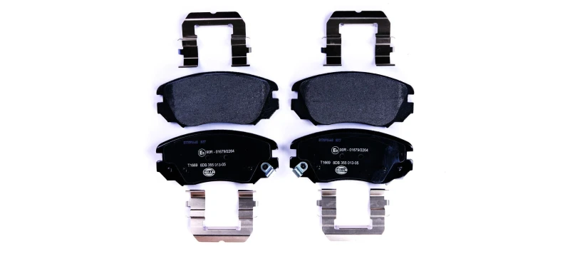 Image of HELLA Brake pad set HELLA 8DB 355 013-051