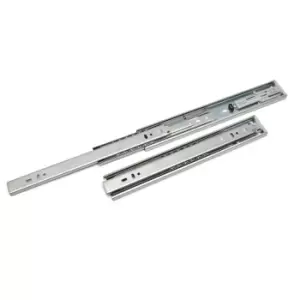 Image of GTV Soft Close Self Close Drawer Runners Slides Full Extension H45mm - Size 450m