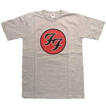 Image of Foo Fighters - FF Logo Kids 11-12 Years T-Shirt - Grey