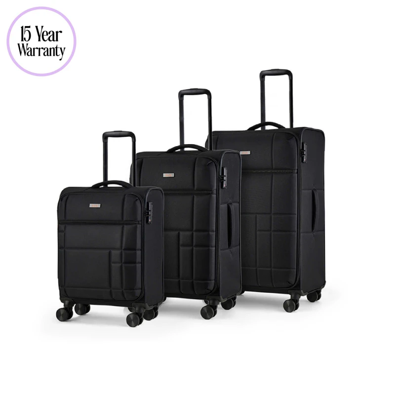 Image of Rock Rock Tokyo Large Suitcase Black - Rock - Size: Large Black Large UH18101