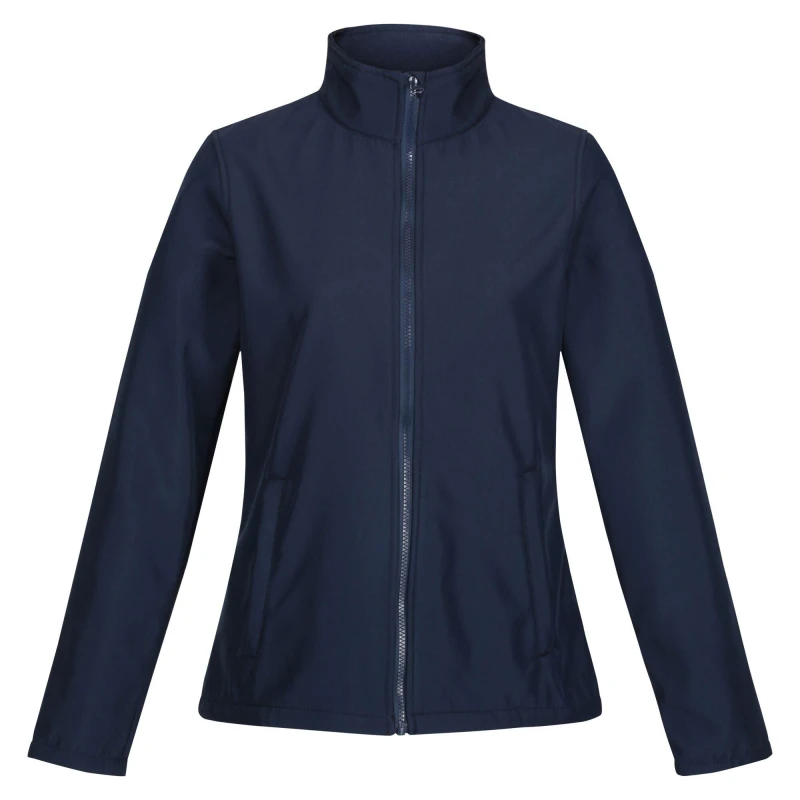 Image of Regatta Womens Ablaze Waterproof 3 Layer Softshell Jacket Navy(Navy) female 18