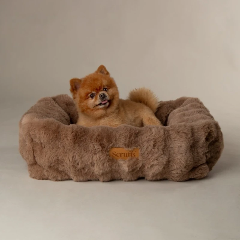 Image of Scruffs Alpine Dog Box Bed Medium Taupe BED/RCD/829702