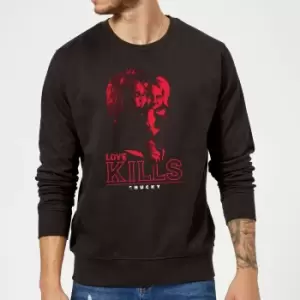 image of Chucky Love Kills Sweatshirt - Black - L