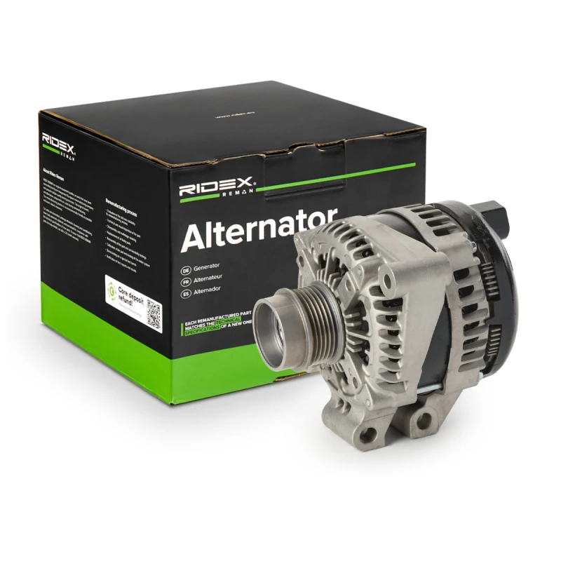 Image of RIDEX REMAN 4G1582R Generator Alternator Charging Current: 180A, Voltage: 12V Alternator (4)
