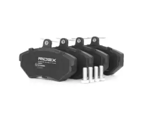 Image of RIDEX Brake pad set VW,AUDI,SEAT 402B0133 8E0698151,8E0698151A,8E0698151N 8E0698151,8E0698151A,8E0698151N,8E0698151,8E0698151A,8E0698151N,8E0698151