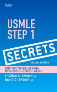 Image of Usmle Step 1 Secrets by Thomas a Brown Paperback
