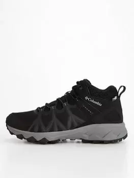 Image of Columbia Peakfreak Ii Mid Outdry Walking Boot - Black/Grey, Size 7, Men