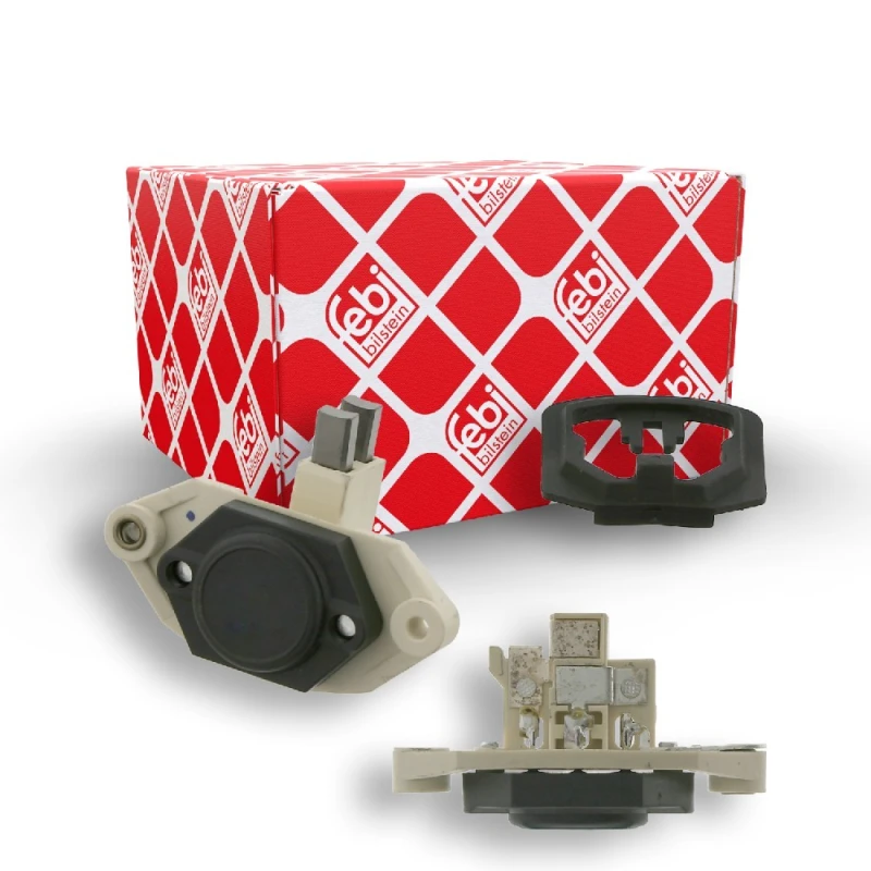 Image of FEBI BILSTEIN 18197 Alternator Regulator Voltage: 28V, with gasket/seal Regulator,alternator (288)