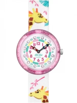 Image of Flik Flak Childrens Giraffic Park Watch FBNP169