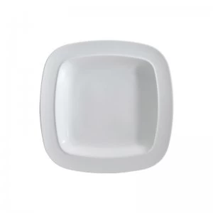 image of Denby White Squares Small Plate