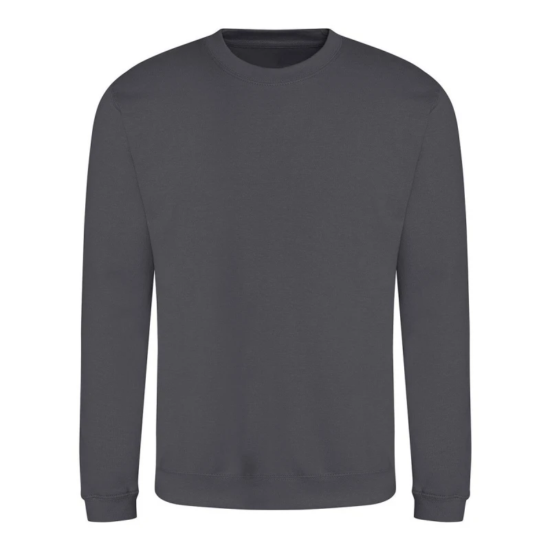 Image of AWDis AWDis Men Crew Neck Sweatshirt in Light Grey Size: Medium Light Grey M Male 5063693810733