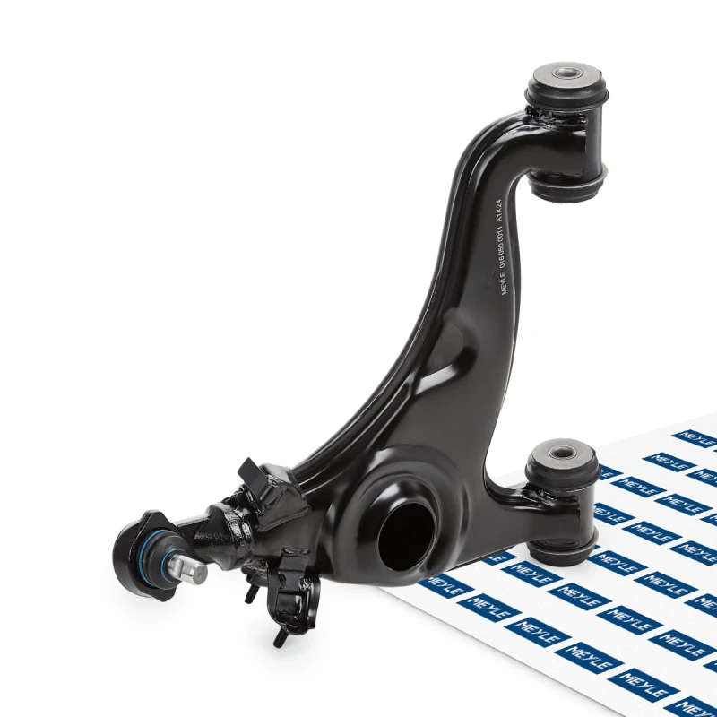 Image of MEYLE 016 050 0011 Suspension arm Control Arm, Sheet Steel, Original Quality, Front Axle Right, with rubber mount Sheet Steel Track Control Arm (273)