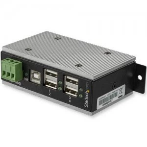 image of 4 Port Ind USB2 Hub ESD 350W Protection