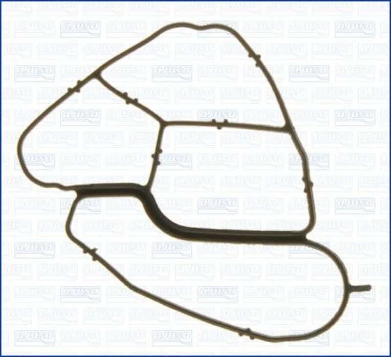 Image of AJUSA Oil filter housing gasket AJUSA 01040700