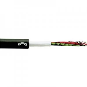 Image of Phone cord A 2YL2Y 10 x 2 x 0.80 mm Black Faber Kabel