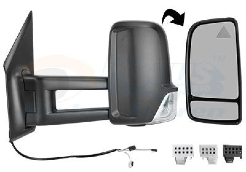 Image of VAN WEZEL Wing mirror VAN WEZEL 2973813