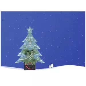 image of Whadda WSSA100B 1 Piece LED Christmas tree Version: Assembly kit 9 V