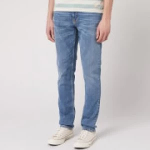 Image of Nudie Jeans Mens Lean Dean Jeans - Lost Orange - W30/L32