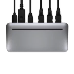 Image of Stone II USB C Multiport Hub Silver 7 Ports HDMI RJ45 USB 3.2 Gen 1 3.1 Gen 1 Type A USB 3.2 Gen 1 3.1 Gen 1 Type C Gigabit Ethernet