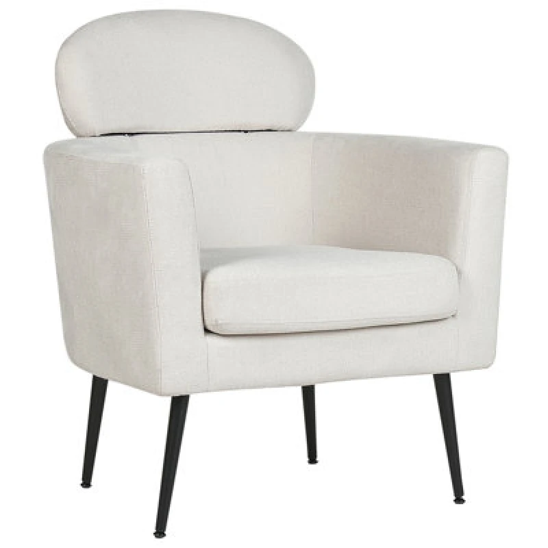 Image of Beliani Armchair Soby Fabric Off-White