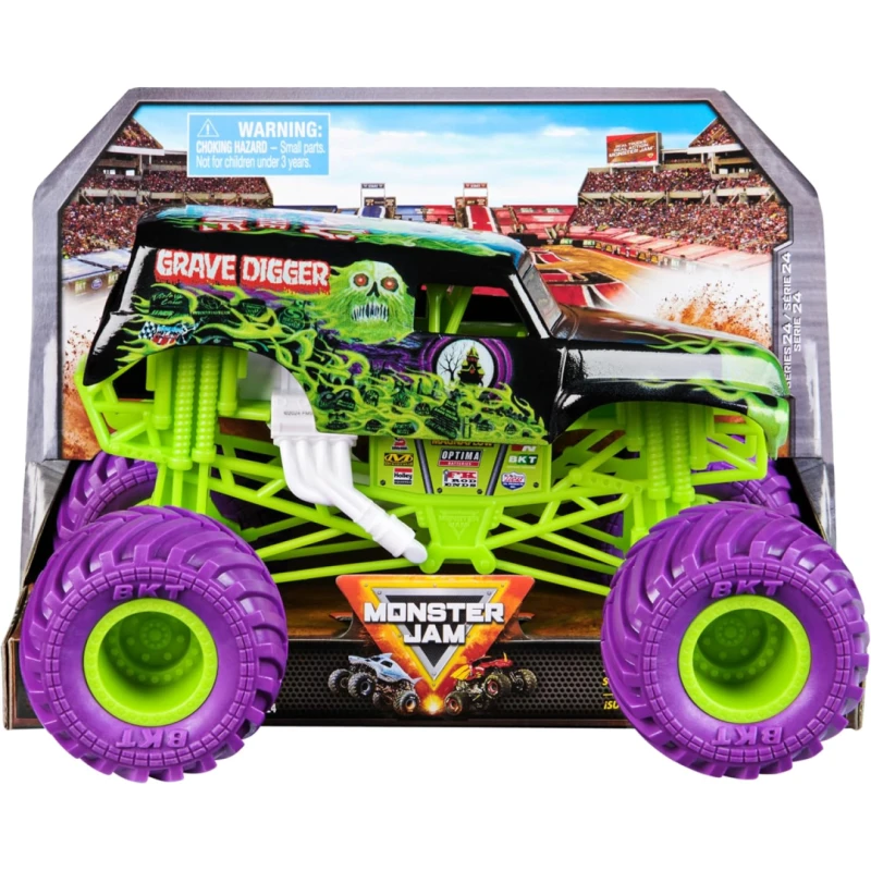 Image of Monster Jam Camion monstre officiel pour tombe vehicule collector moule sous pression echelle 1:24 jouets pour enfants pour garcons et filles a pa