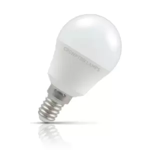 Image of Crompton Lamps LED Golfball 5W E14 Dimmable Daylight Opal