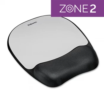 Image of Fellowes Memory Mouse Pad and Wrist Rest Streak 9175801