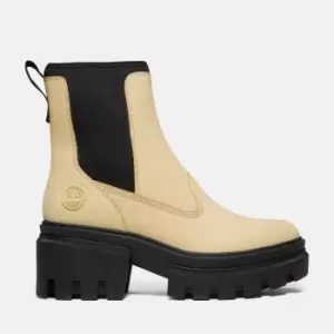 Image of Timberland Everleigh Chelsea Boot For Her In Beige Beige, Size 3.5