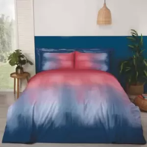 Image of Rapport Home Furnishings Ombre Duvet Set Single Red