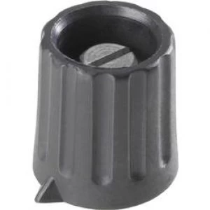 Image of Control knob Black matt x H 15mm x 16 mm