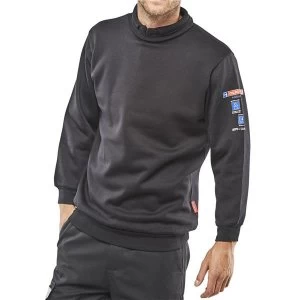 Image of Click Arc Flash Sweatshirt Fire Retardant 2XL Navy Blue Ref CARC3NXXL